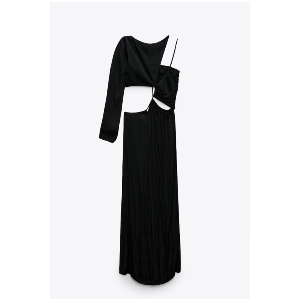 zara cutout maxi dress